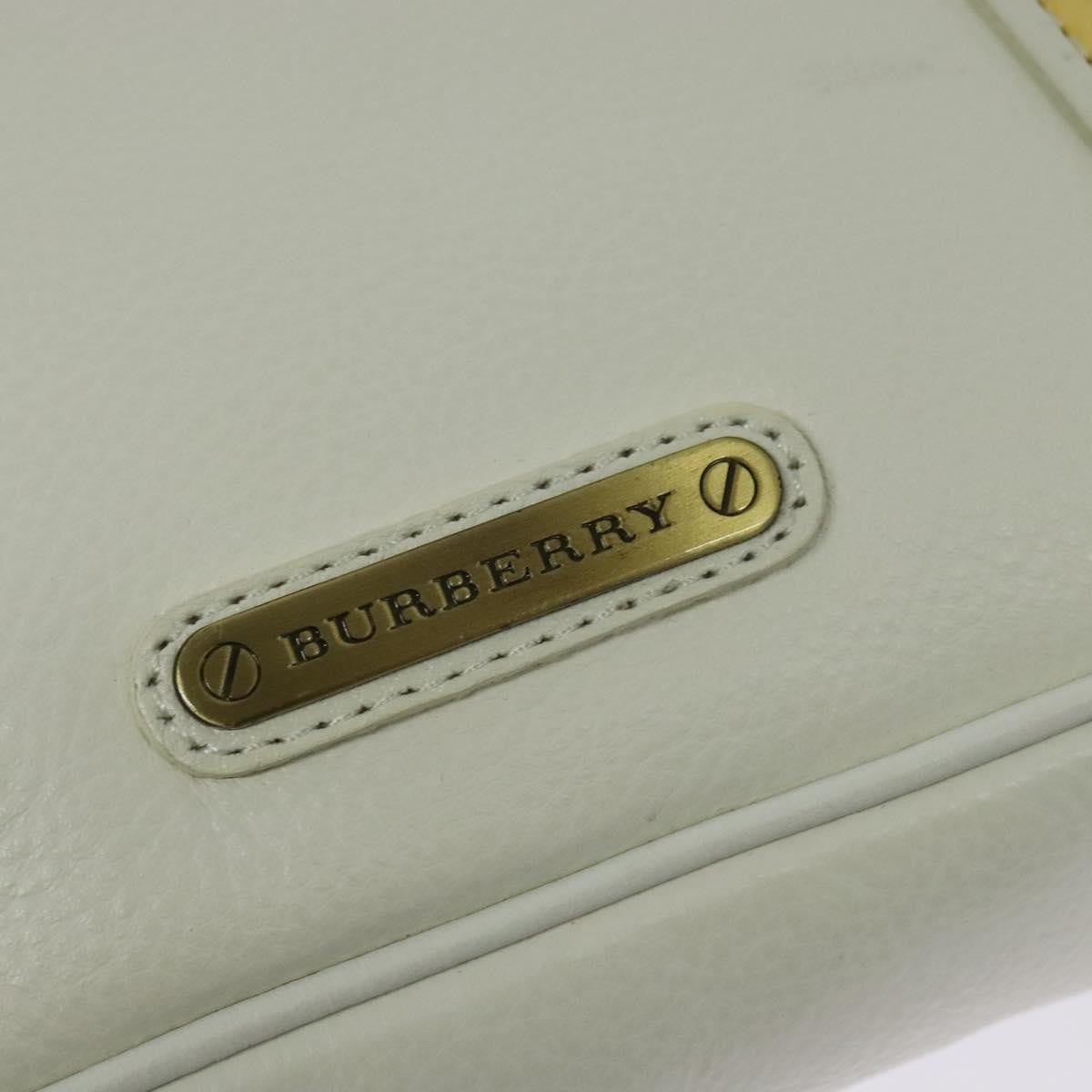 Burberry Shoulder Bag Leather, WHITE, LEATHER, Shoulder bag