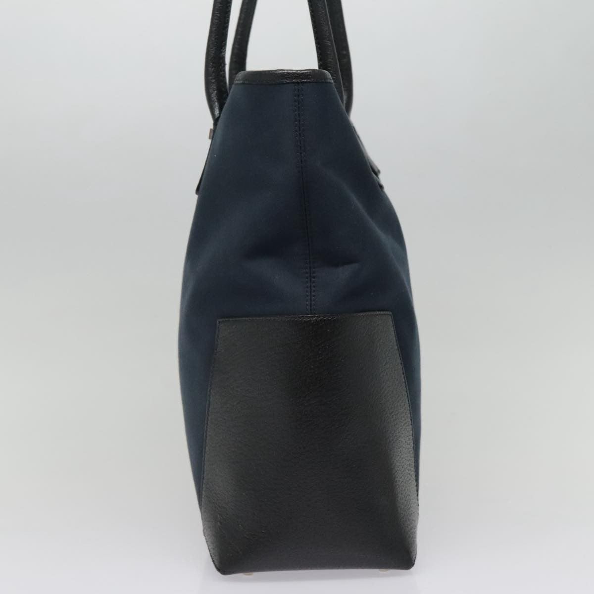 Salvatore Ferragamo Gancini Tote Gancini Canvas, NAVY, CANVAS, Tote bag