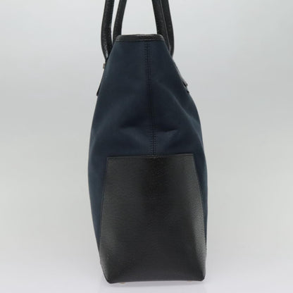Salvatore Ferragamo Gancini Tote Gancini Canvas, NAVY, CANVAS, Tote bag
