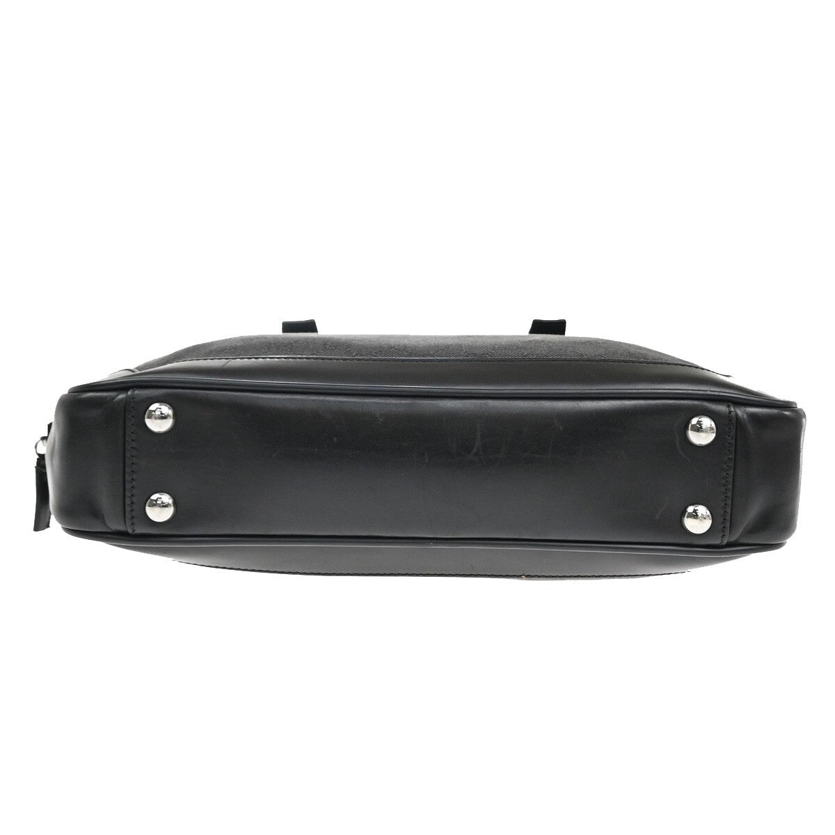 Gucci Vintage Web Briefcase GG Coated Canvas, BLACK, CANVAS, Briefcase