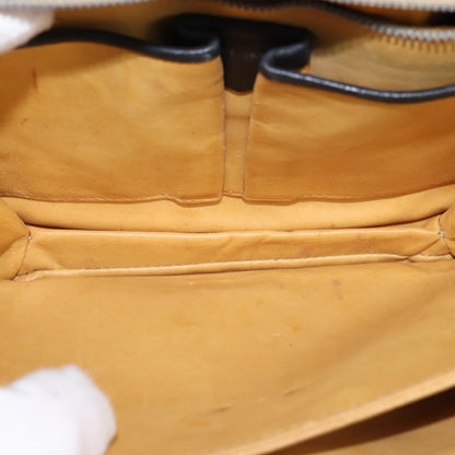 Celine Shoulder Bag Leather, BLACK, LEATHER, Shoulder bag