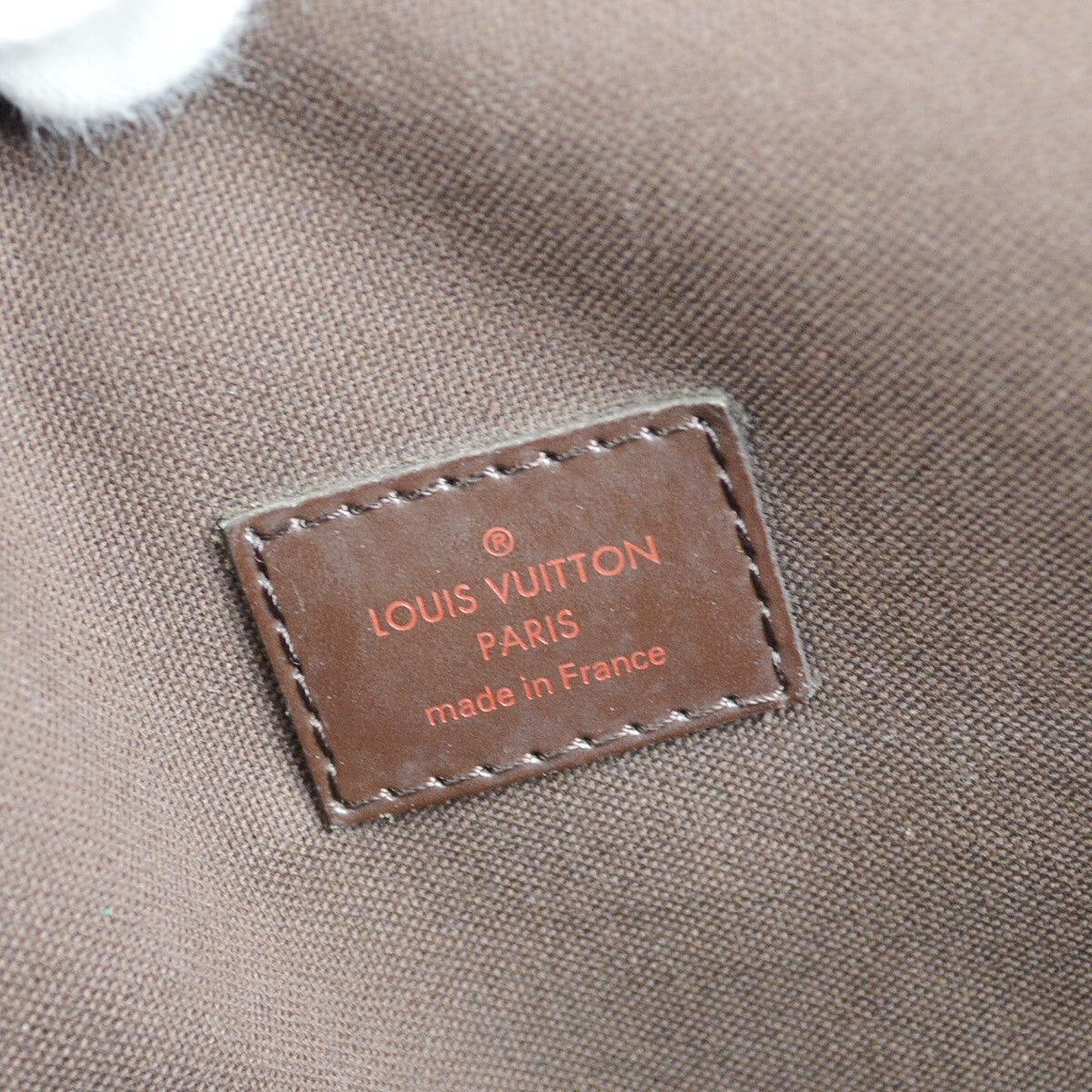 Louis Vuitton Brooklyn Handbag Damier, Brown, Canvas, Shoulder Bag