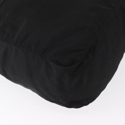 Prada Vintage Zip Handbag Tessuto, BLACK, NYLON, Handbag