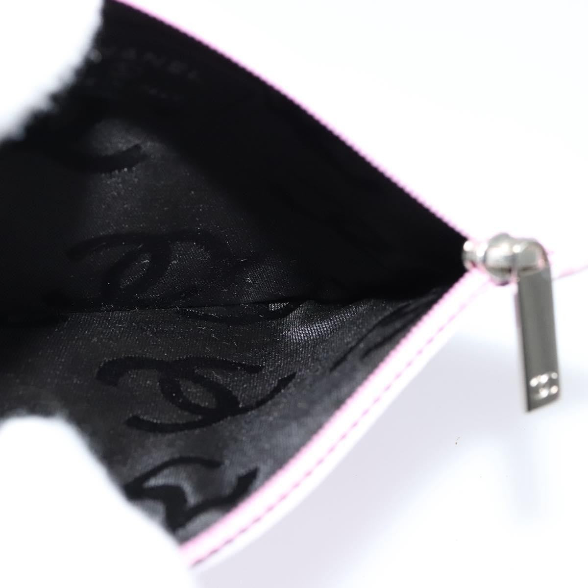 Chanel CC O Case Pouch Goatskin, PINK, LEATHER, Clutche & pouche