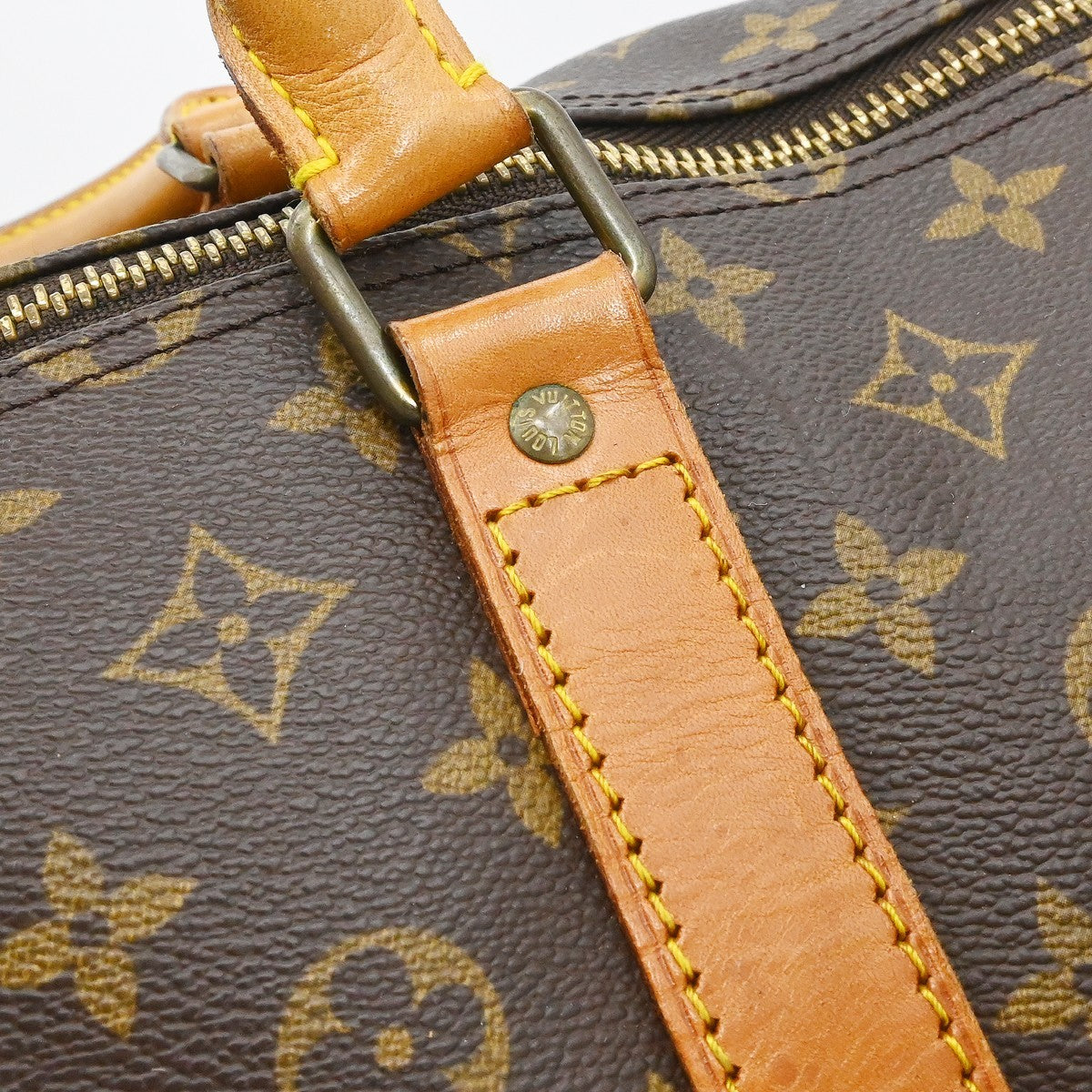 Louis Vuitton Keepall Bandouliere Bag Monogram Canvas, Brown, Canvas, Travel Bag
