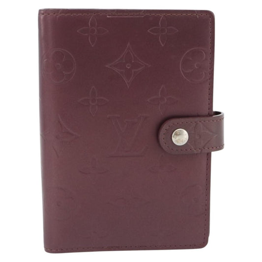 Louis Vuitton Agenda Cover Monogram Canvas, Purple, Canvas, Clutch
