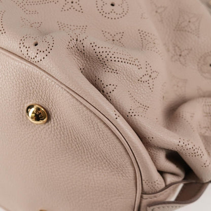 Louis Vuitton XL Hobo Mahina Leather, BEIGE, LEATHER, Tote bag