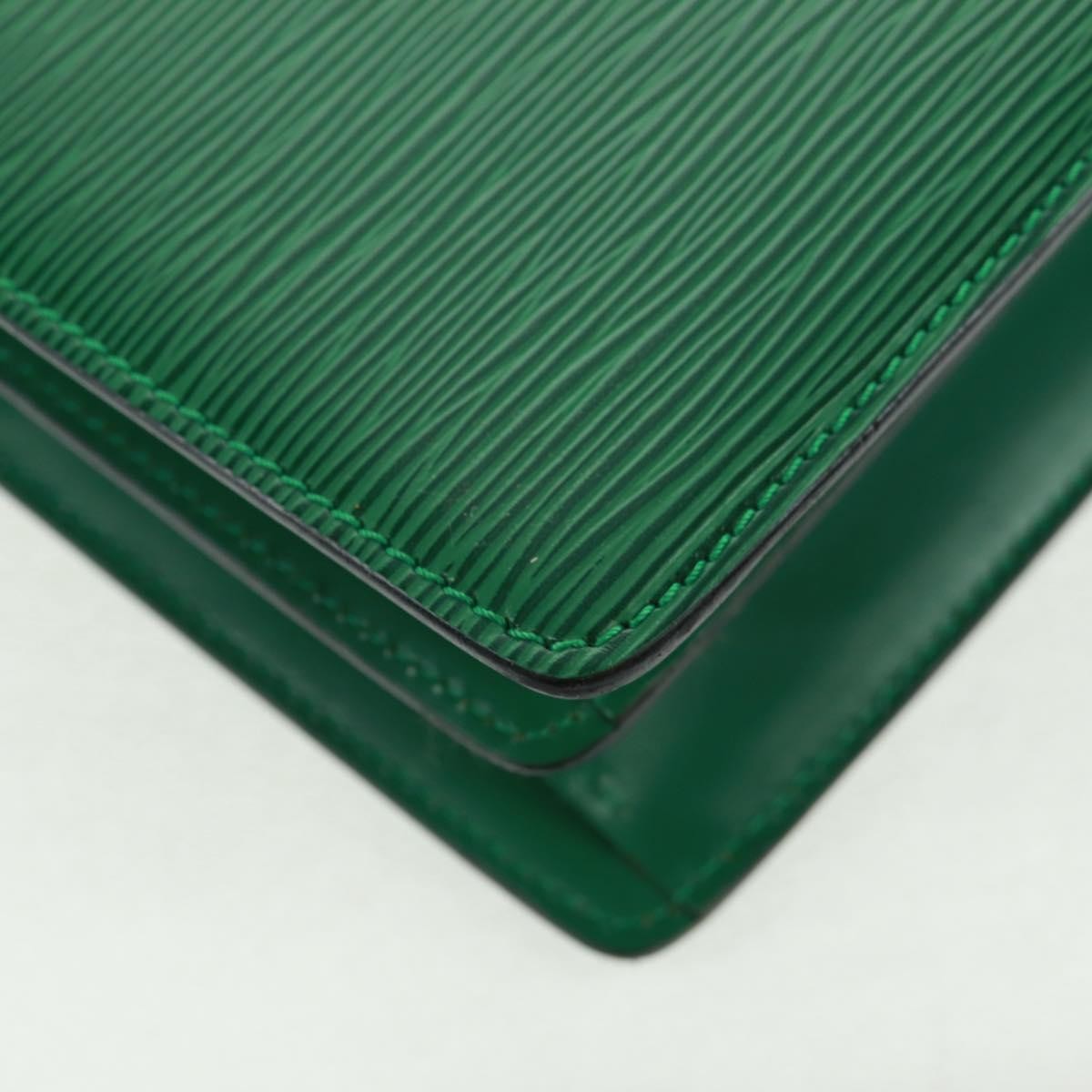 Louis Vuitton Capucines Shoulder Bag Epi Leather, GREEN, LEATHER, Shoulder bag