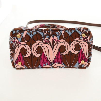 Prada Canapa Open Tote Canvas, MULTICOLOUR, CANVAS, Tote bag