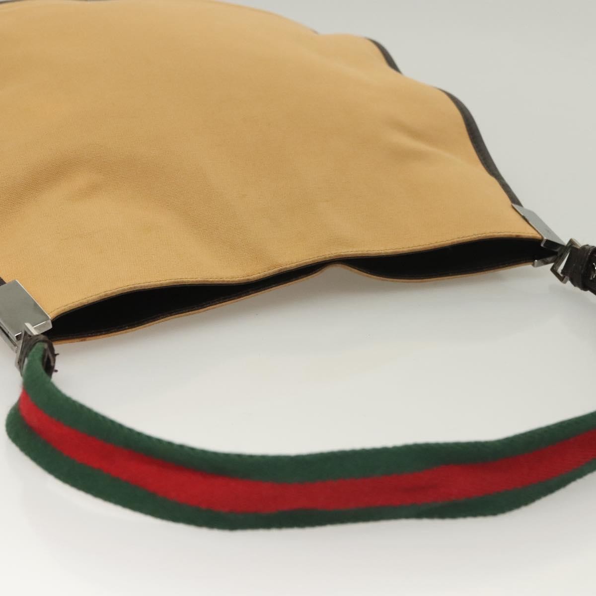 Gucci Sherry line shoulder bag Canvas, BEIGE, CANVAS, Shoulder bag
