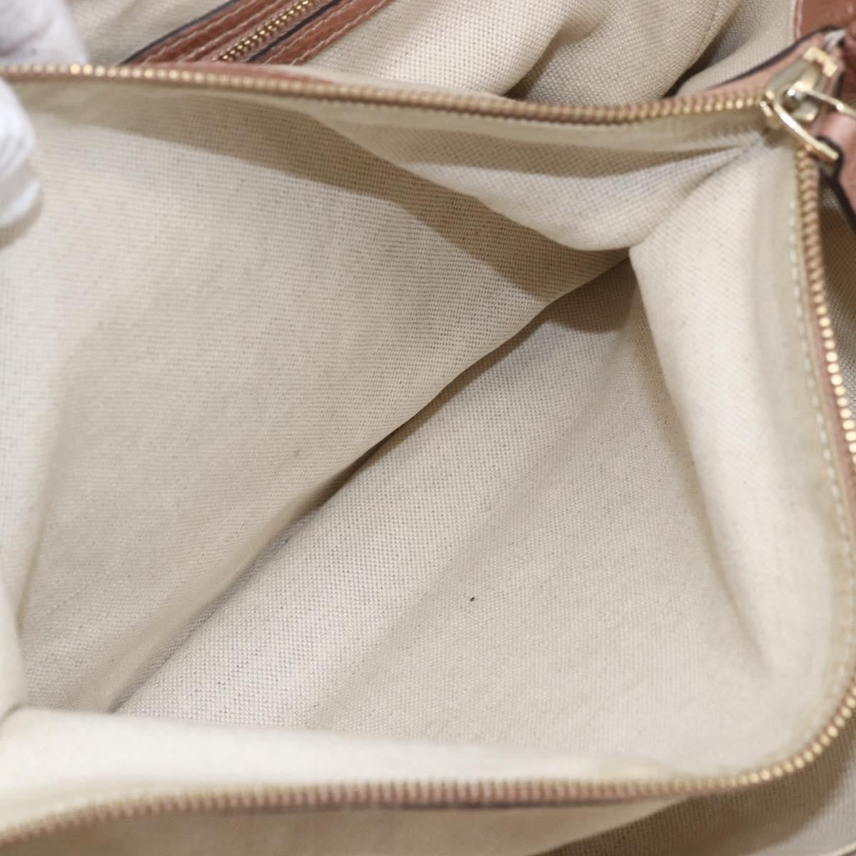 Gucci Bella Tote GG Canvas with Leather, BEIGE, CANVAS, Tote bag