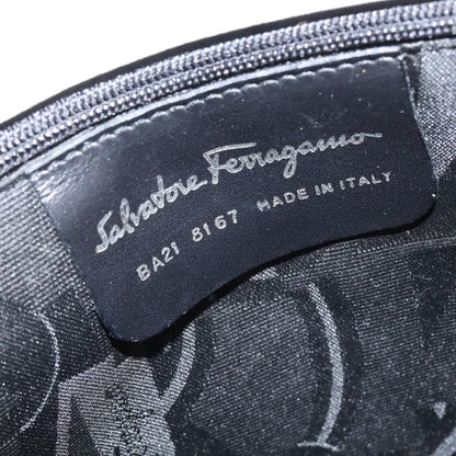 Salvatore Ferragamo Gancini handbag Leather, WHITE, LEATHER, Handbag