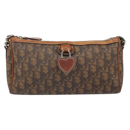 Christian Dior Trotter shoulder bag Canvas, BROWN, PVC, Shoulder bag