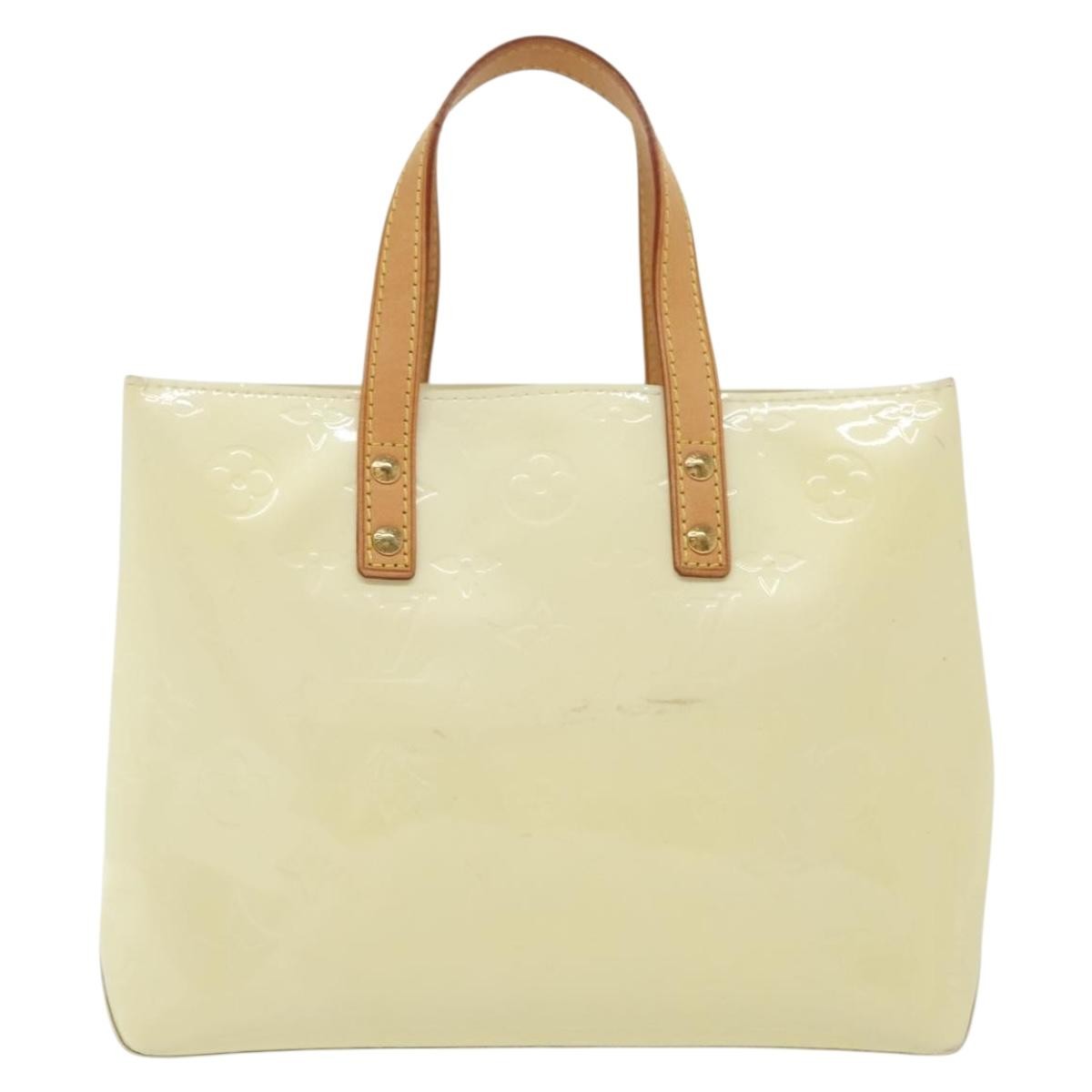 Louis Vuitton Reade Handbag Monogram Vernis, ECRU, PATENT_LEATHER, Handbag