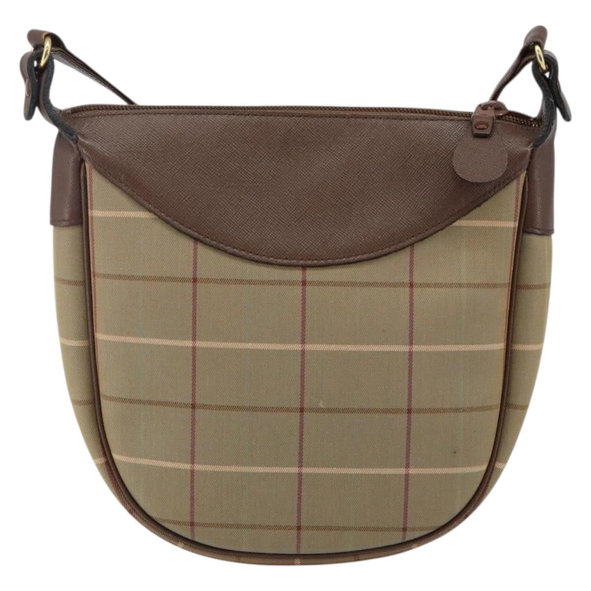 Burberry Nova Check Tote Nylon and Leather, BEIGE, CANVAS, Shoulder bag