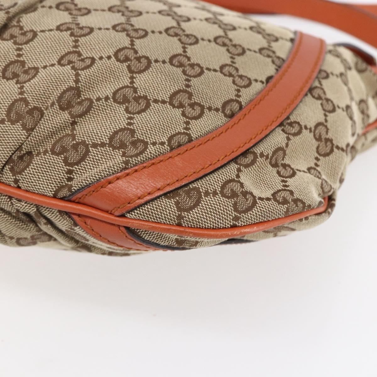 Gucci D Ring Messenger Bag GG Canvas, BEIGE, CANVAS, Shoulder bag