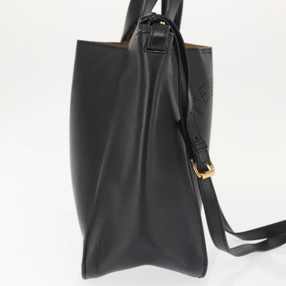 Stella McCartney Cabas tote bag leather, BLACK, LEATHER, Handbag