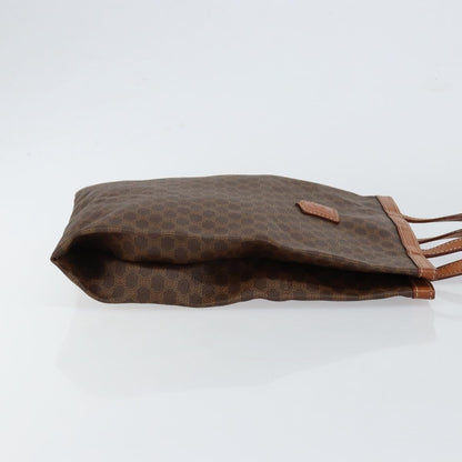 Celine Vintage Macadam Tote bag Canvas, BROWN, CANVAS, Tote bag