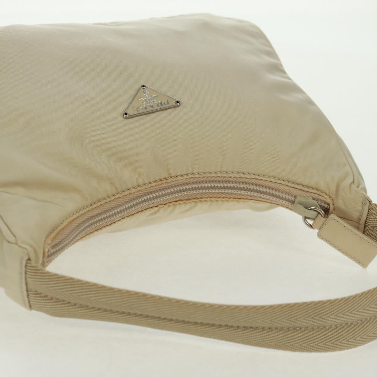 Prada Hobo Tessuto, BEIGE, NYLON, Handbag
