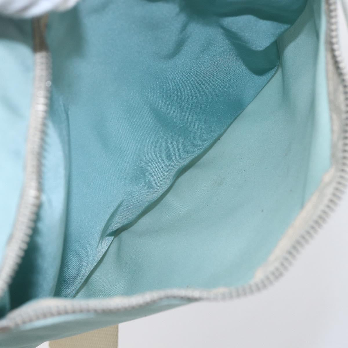 Prada Front Pocket Messenger Bag Tessuto, BLUE, NYLON, Shoulder bag
