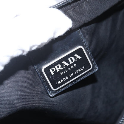 Prada Zip Top Messenger Bag Tessuto, BLACK, NYLON, Shoulder bag