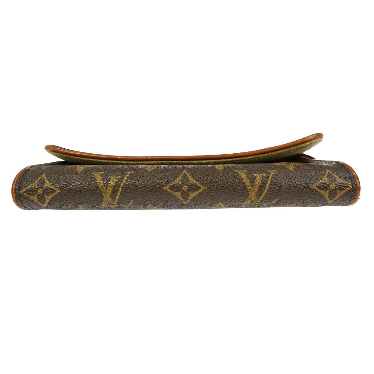 Louis Vuitton Twin Handbag Monogram Canvas, BROWN, CANVAS, Clutche & pouche