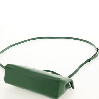 Fendi Peekaboo Bag Leather, GREEN, LEATHER, Handbag