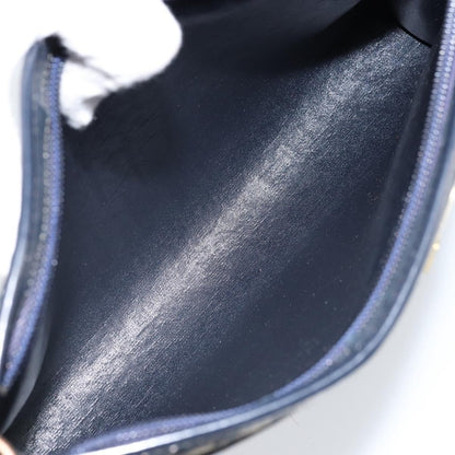 Christian Dior Vintage Trotter Shoulder Bag Canvas, NAVY, CANVAS, Shoulder bag