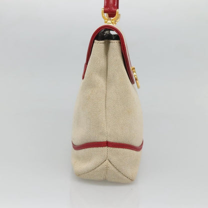 Bally Handbag Canvas, BEIGE, CANVAS, Handbag