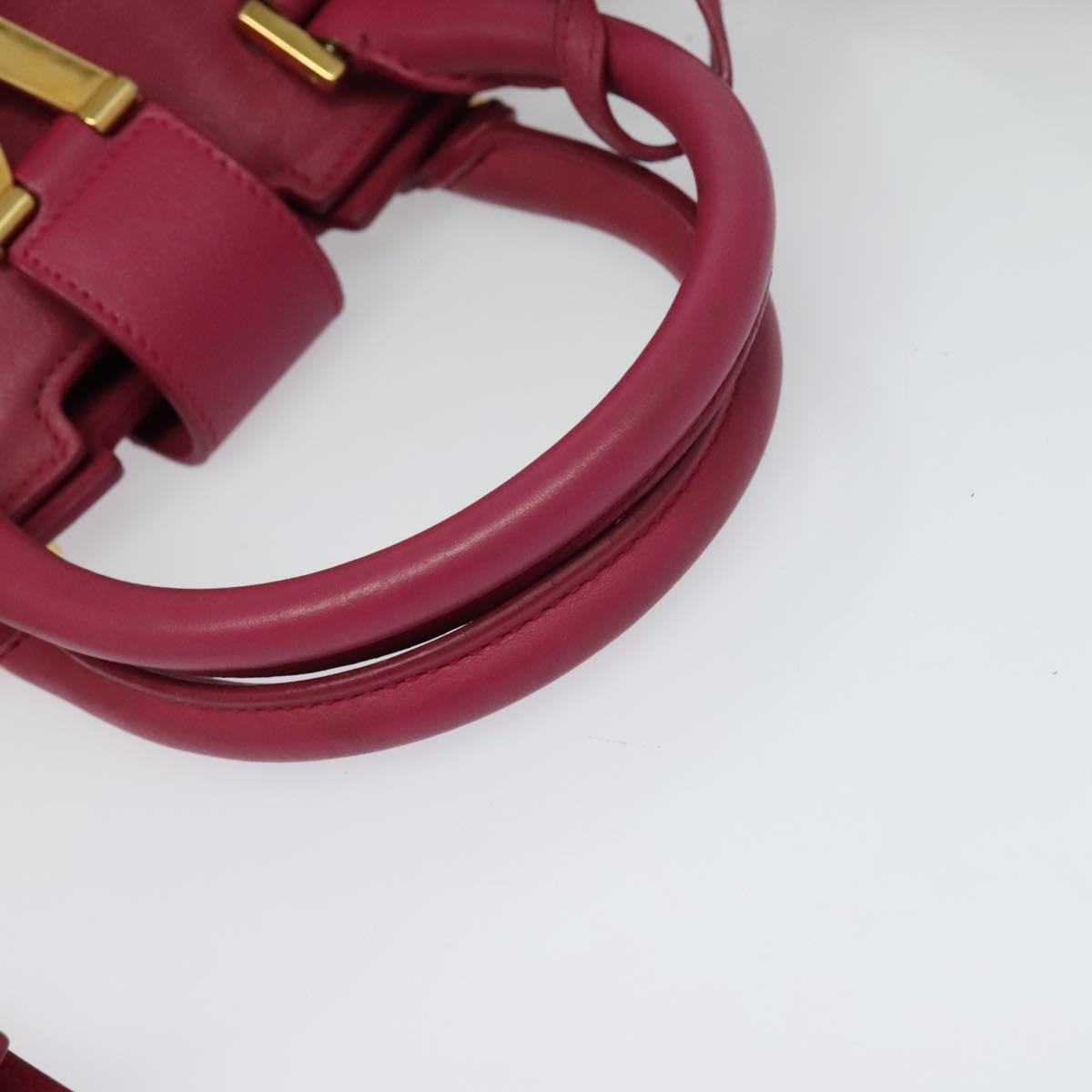 Saint Laurent Classic Y Cabas Leather, PINK, LEATHER, Tote bag