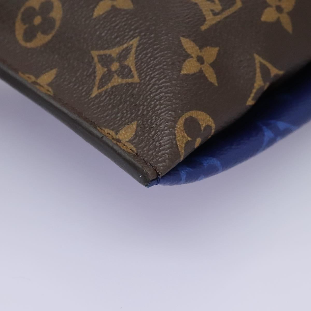 Louis Vuitton Outdoor Pouch Limited Edition Monogram Pacific Canvas, BLUE, CANVAS, Clutche & pouche