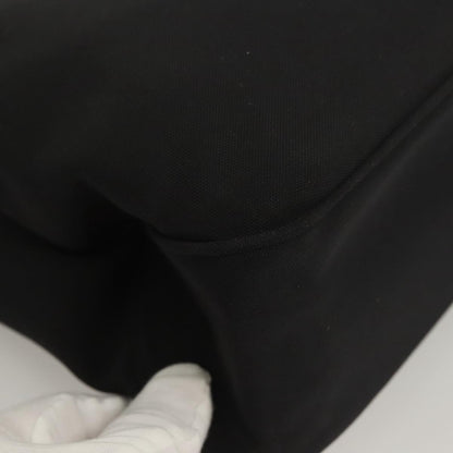 Salvatore Ferragamo Vala Shoulder Bag Leather, BLACK, CANVAS, Shoulder bag