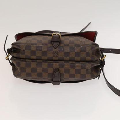 Louis Vuitton Saumur Handbag Damier, BROWN, CANVAS, Handbag