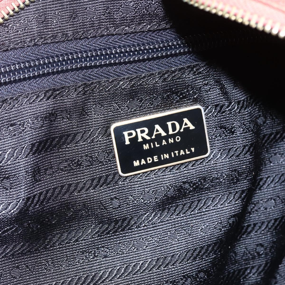Prada Chain Shoulder Bag Tessuto, ORANGE, NYLON, Shoulder bag