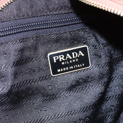 Prada Chain Shoulder Bag Tessuto, ORANGE, NYLON, Shoulder bag