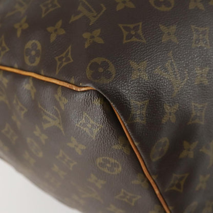 Louis Vuitton Keepall Bag Monogram Canvas, BROWN, CANVAS, Travel bag
