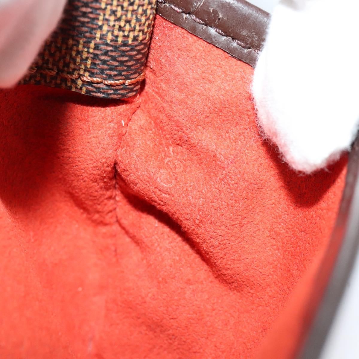 Louis Vuitton Ipanema Pochette Damier, BROWN, CANVAS, Clutche & pouche