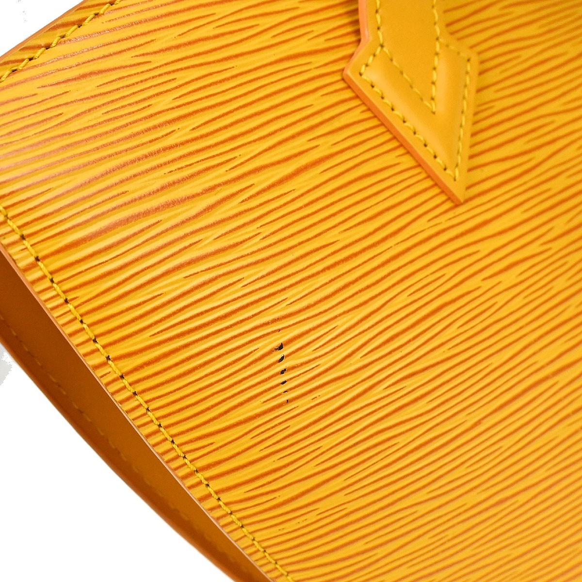 Louis Vuitton Saint Jacques Handbag Epi Leather, Yellow, Leather, Shoulder Bag