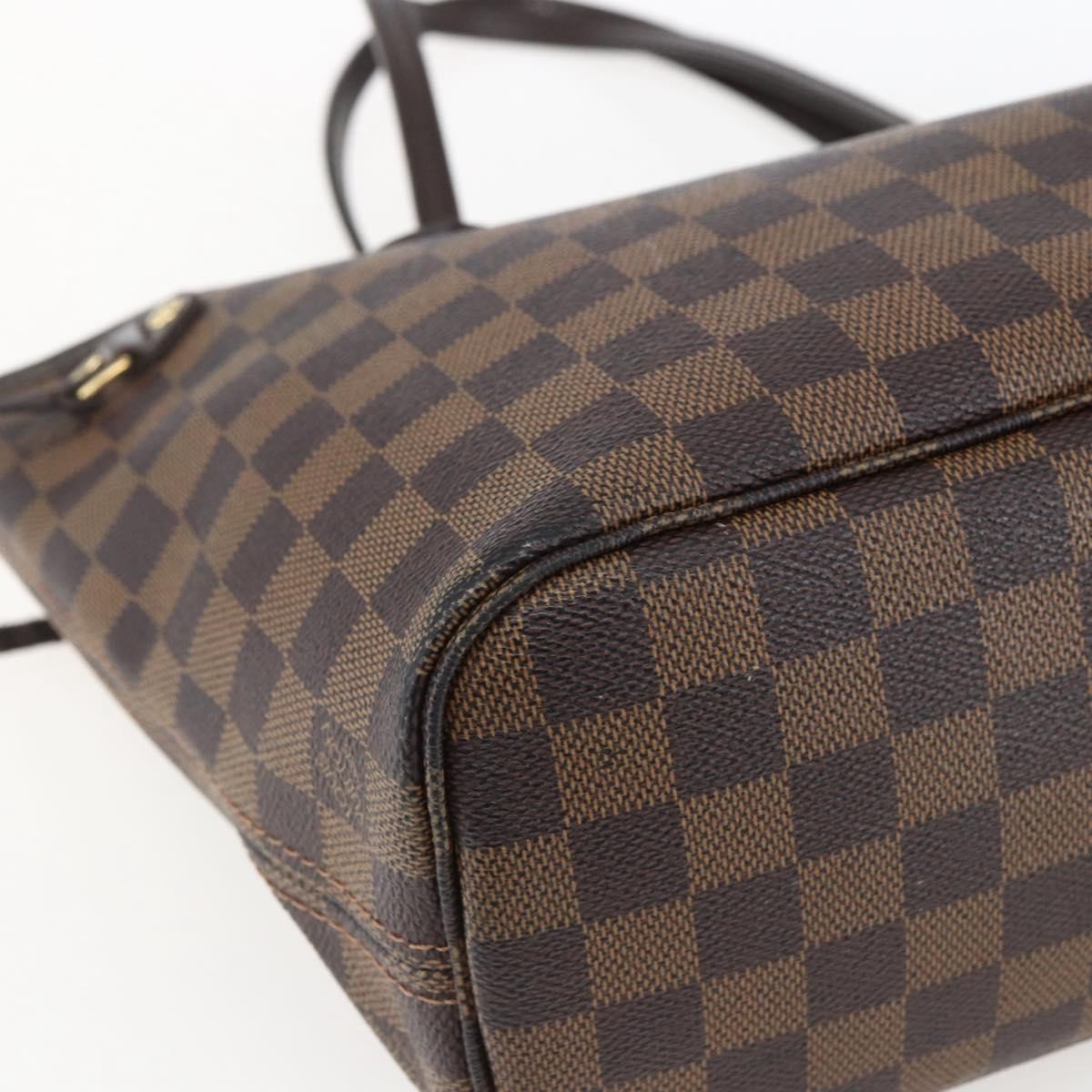 Louis Vuitton Neverfull Tote Damier, BROWN, CANVAS, Tote bag