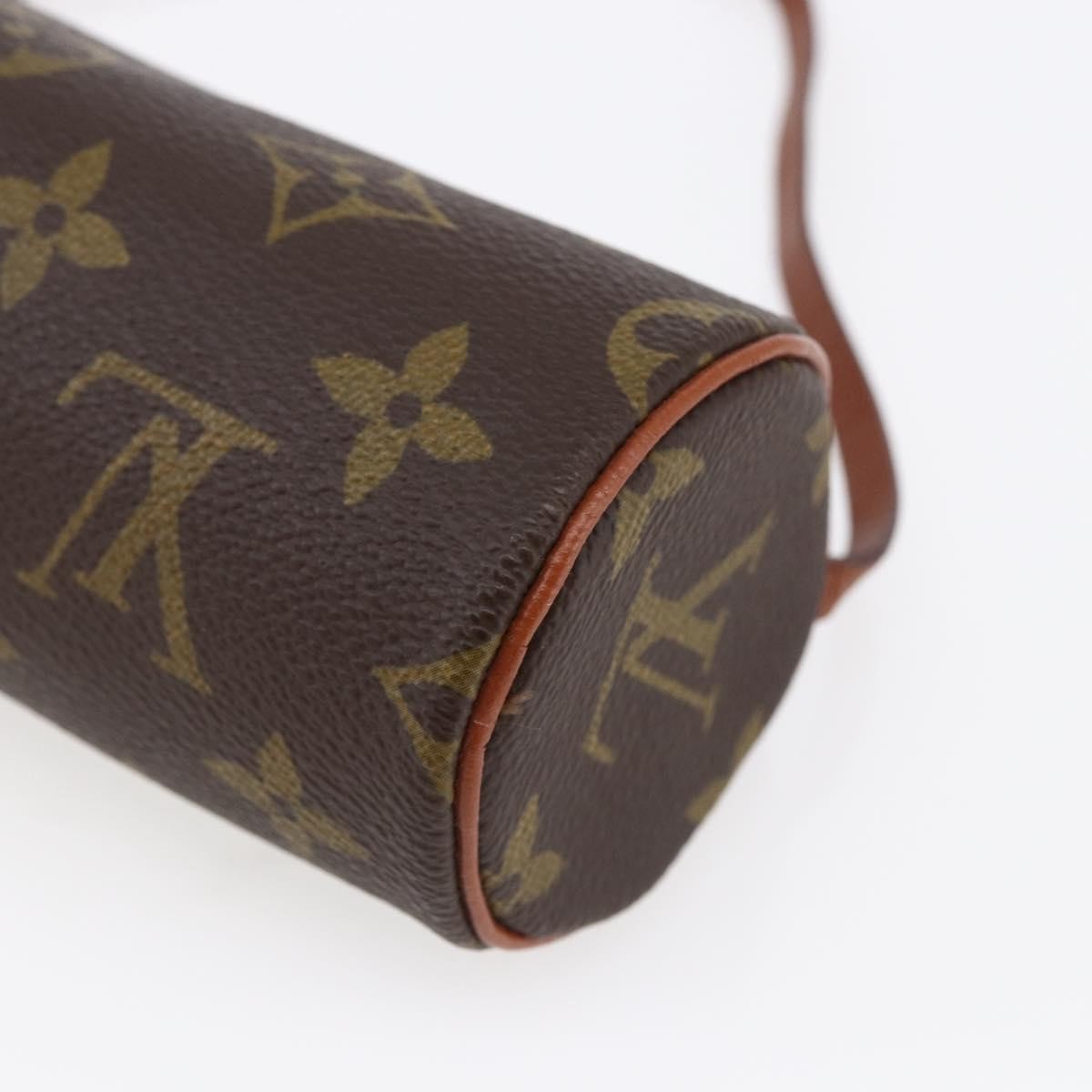 Louis Vuitton Papillon Pochette Monogram Canvas, BROWN, CANVAS, Handbag