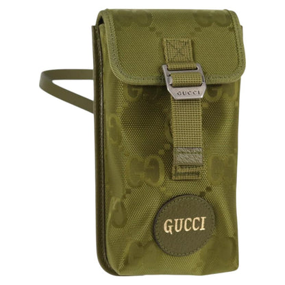 Gucci Off The Grid Shoulder Bag GG Econyl, GREEN, CANVAS, Shoulder bag