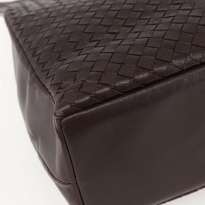 Bottega Veneta Intrecciato Handbag Leather, BROWN, LEATHER, Handbag
