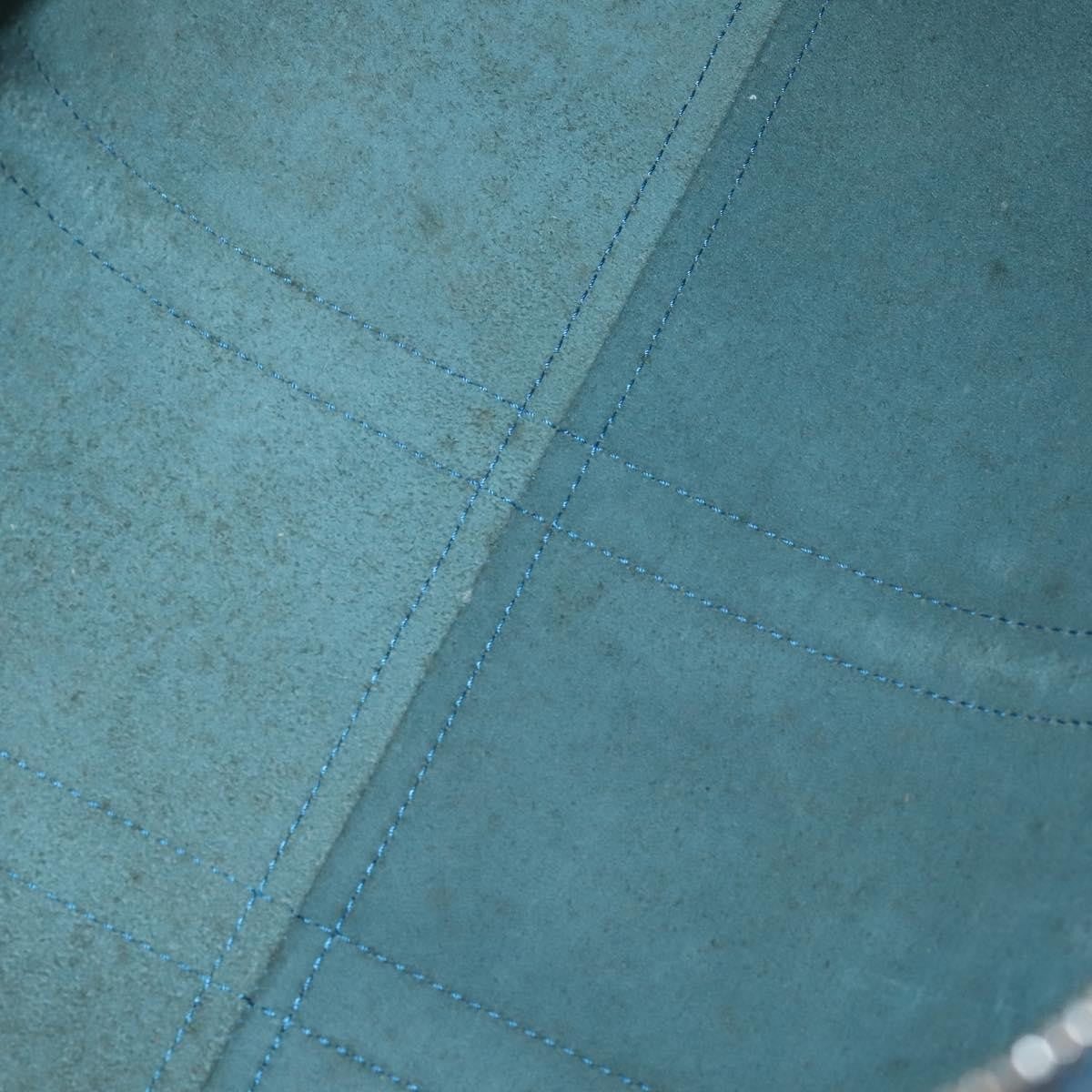 Louis Vuitton Keepall Bag Epi Leather, BLUE, LEATHER, Travel bag