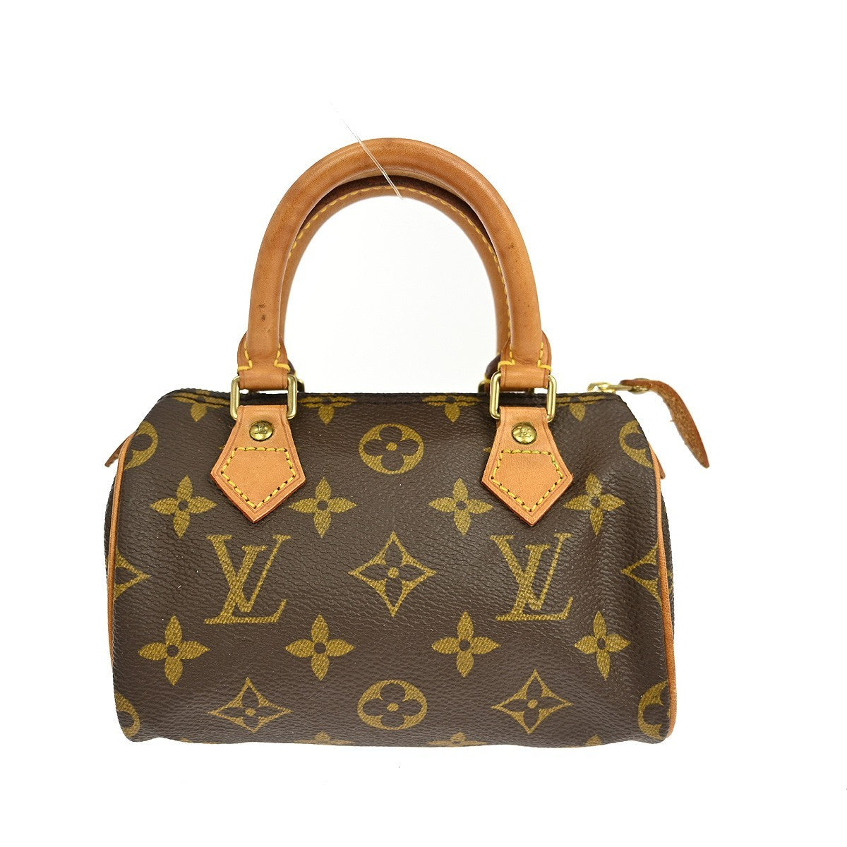 Louis Vuitton Speedy Mini HL Handbag Monogram Canvas, BROWN, CANVAS, Handbag