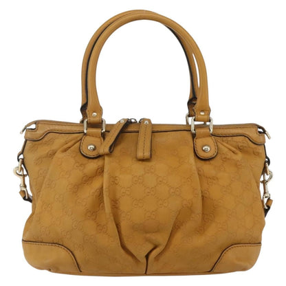Gucci Sukey Top Handle Satchel Guccissima Leather, BROWN, LEATHER, Tote bag
