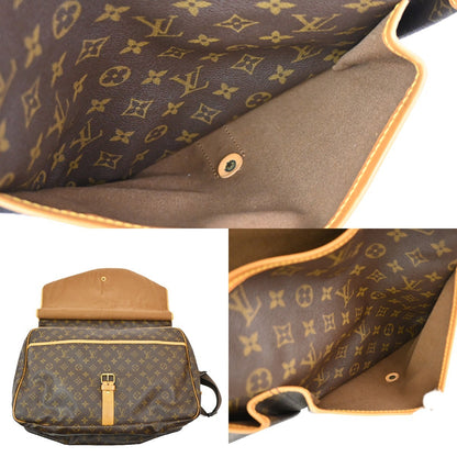 Louis Vuitton Sac Chasse Hunting Bag Monogram Canvas, Brown, Canvas, Travel Bag