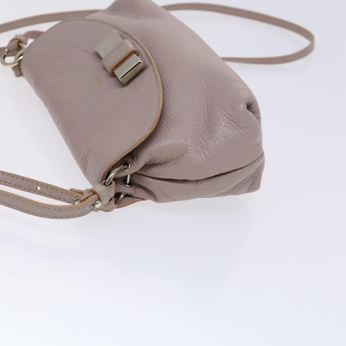 Chloe Lily Shoulder bag Leather, Purple, Leather, Shoulder Bag