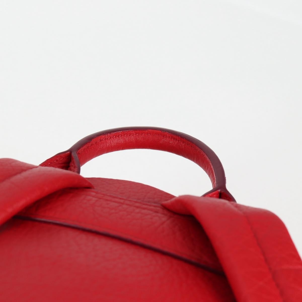 MCM Vintage Vicetos Backpack Leather, Red, Leather, Backpack