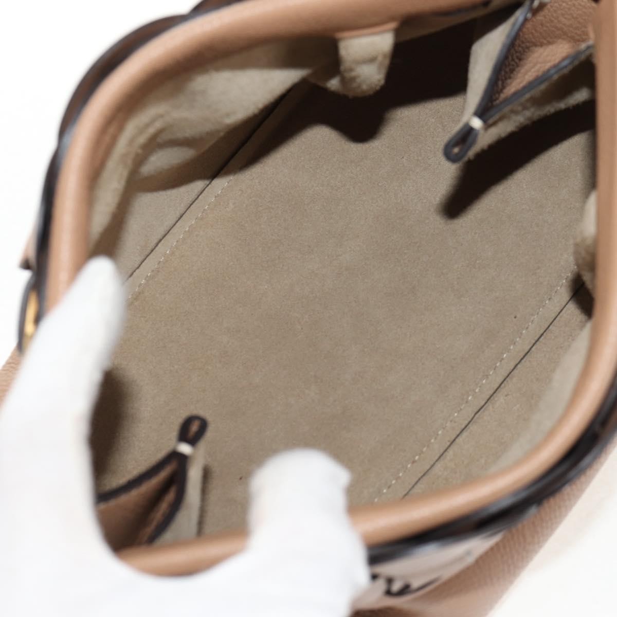 Chloe Darryl Clutch Leather, BEIGE, LEATHER, Clutche & pouche