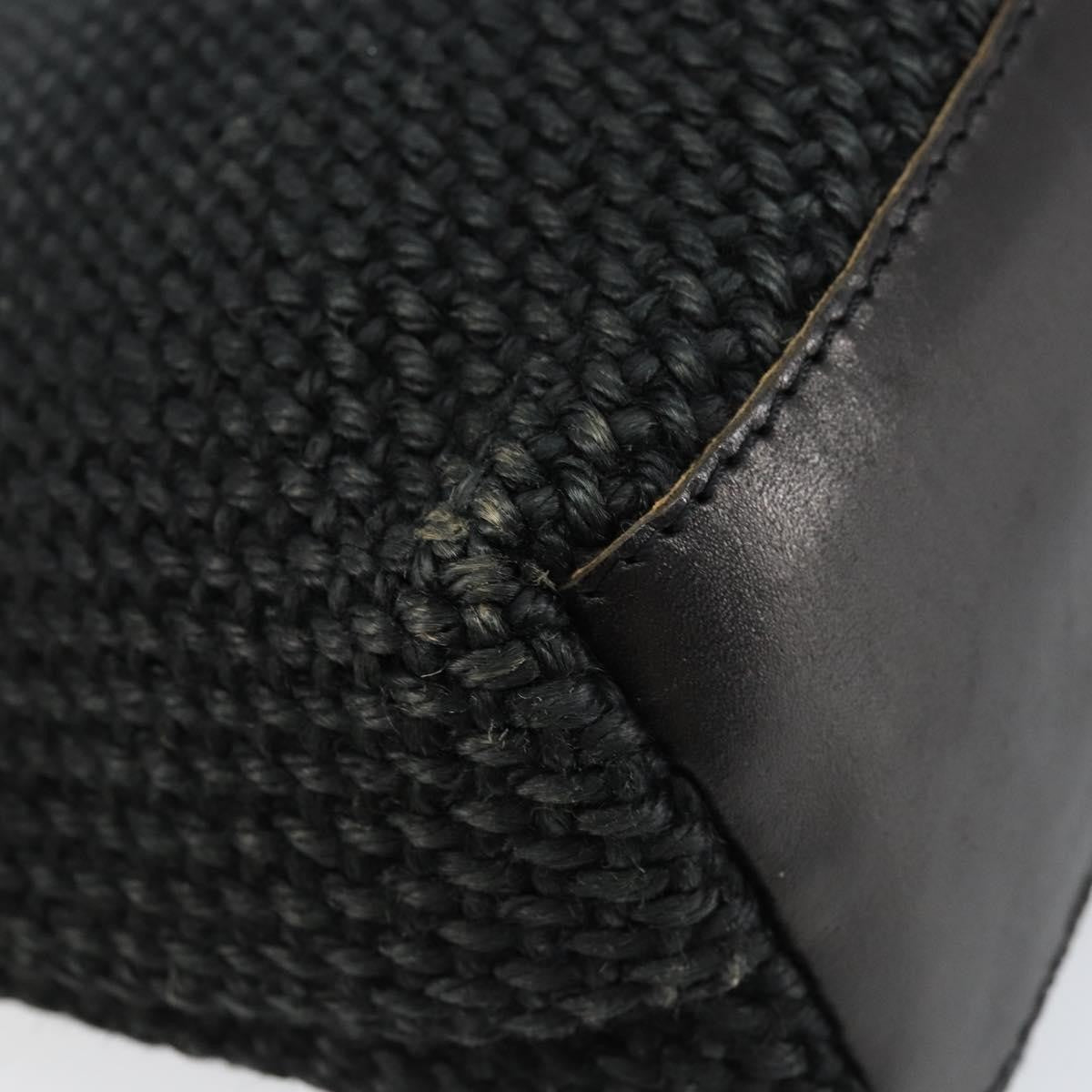 Bottega Veneta Vintage handbag Canvas, BLACK, CANVAS, Handbag